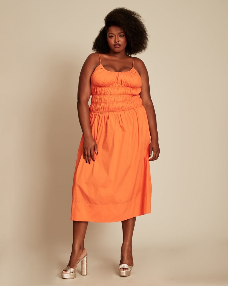 Orange dress size 16 sales